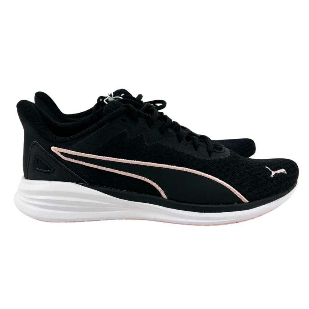 Puma Women's Black & Pink Transport Running Shoes / Size 8